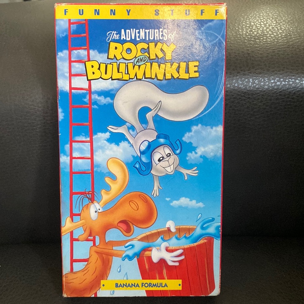 Adventures of Rocky and Bullwinkle VHS Banana Formula !